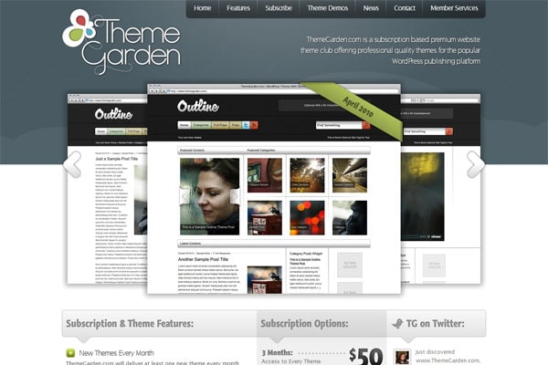 Theme garden